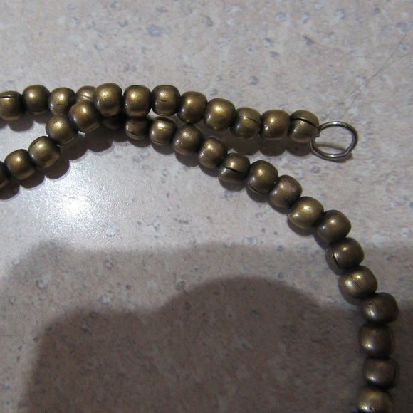 Gold color metal Ball beads - Picture 8 of 9